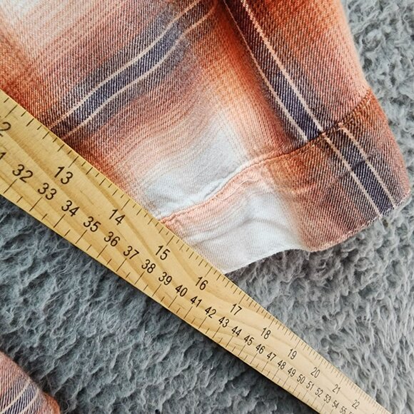 Cato Shirt Womens Plus Size 22/24W Red Plaid Pullover Blouse - Picture 7 of 9